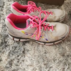 Asics Women's Athletic Shoes with Pink and White